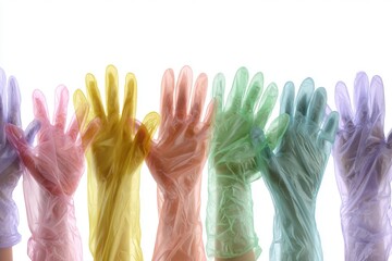 Rare Disease Day Background. Colorful hands on white background’ becomes ‘Background for Rare Disease Day featuring colorful hands on a white background