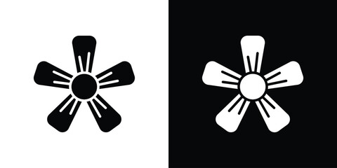 Hypericum icon, Vector graphics in filled style