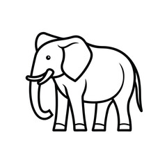 elephant cartoon illustration, nice