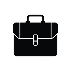 briefcase icon silhouette vector icon