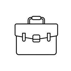 briefcase icon outline vector icon
