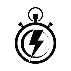 Fototapeta premium quick action icon. vector illustration