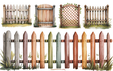 Rustic and Modern Outdoor Wooden Fence Designs
