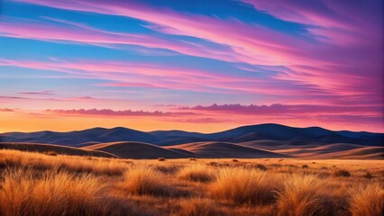 Fototapeta premium sunrise over the mountains