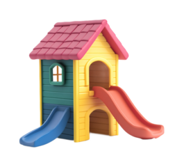 Play House for Pretend Play and Imagination - Isolated on White Background