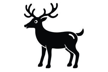 reindeer icon vector icon