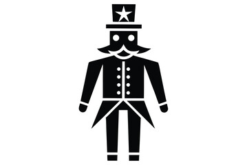 Fototapeta premium nutcracker icon vector 