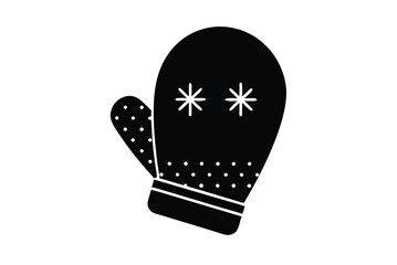 mitten icon vector 