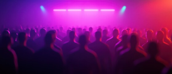 Late night club party with minimal lighting and vibrant atmosphere