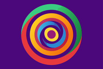 abstract background with circles