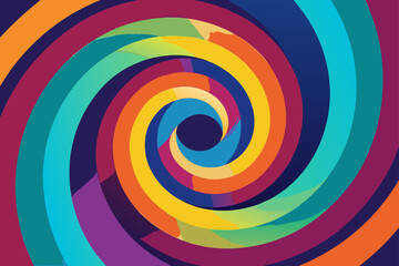 abstract colorful background with circles