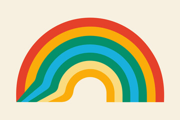 abstract colorful background with rainbow