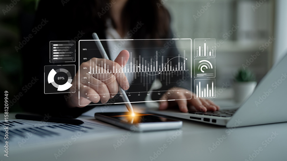Poster big data and analytics support real-time insights, predictive modeling, and data-driven decisions fo