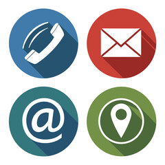 e mail icon set