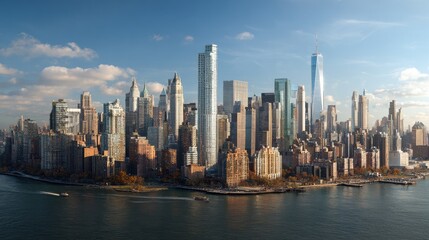 Fototapeta premium New York city skyline