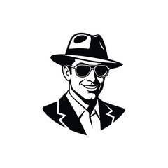 silihouette of a man face