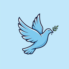 logo of a dove vector illustration