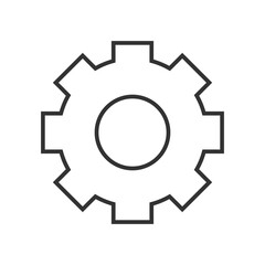 Settings gear icon. Gear Icon.