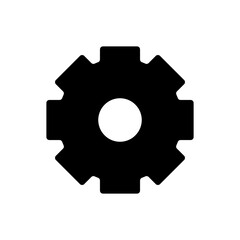 Gear icon on white background. Settings Icon Png. Gears Icon.