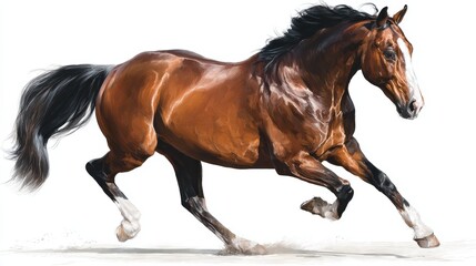 Obraz premium horse vector illustration