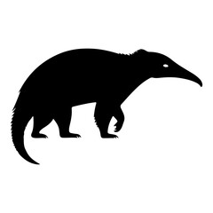 Anteater Animal Wildlife Silhouette Vector