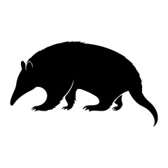 Anteater Animal Wildlife Silhouette Vector