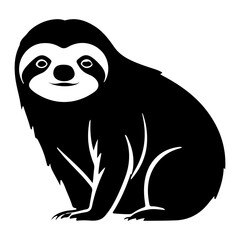 Cute Sloth Cartoon Character Vector Illustration