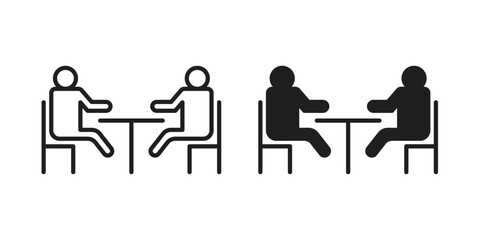 Job interview icon. Sign design vectors pack