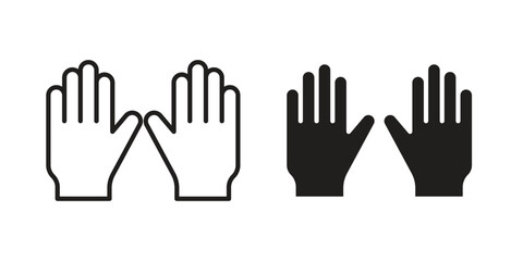 Obraz premium Gloves icon. Sign design vectors pack