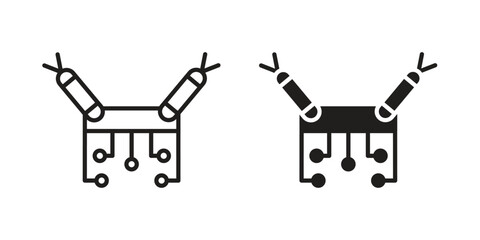 DOS icon. Sign design vectors pack