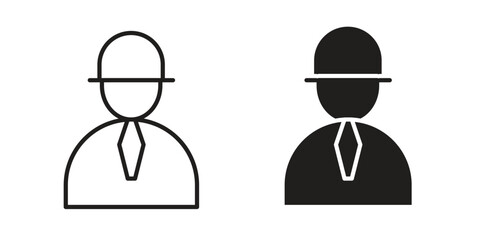 Civil Engineer icon. Sign design vectors pack