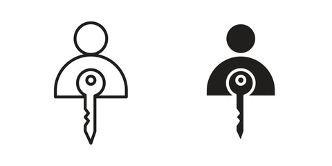 Authentication icon. Sign design vectors pack