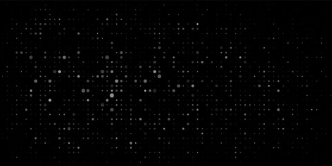 Abstract Black Dot Halftone Pattern on black, greyy Background. modern vector, banner, website