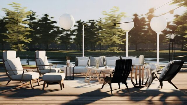 A collection of vector illustrations showcasing diverse design styles for parks and outdoor spaces, including benches, trees, pathways, and recreational elements&mdash;all presented on a transpa 4k