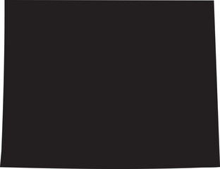 Vector Map of Wyoming