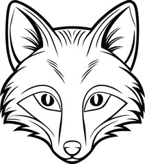fox head silhouette