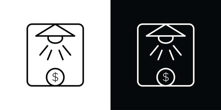 Business incubator icon. Black illustration isolated for graphic and web design.