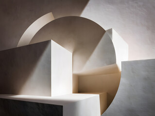 Asymmetrical geometric shapes