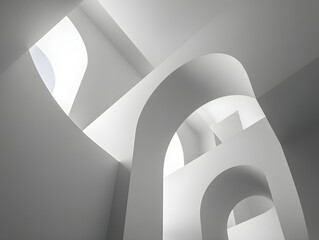 Asymmetrical geometric shapes