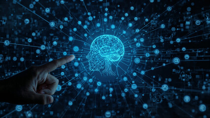 Unveiling the Mind A digital exploration of artificial intelligence and connected networks in cool