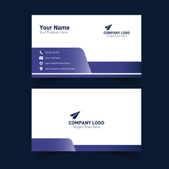 Tech Company Business Card Template. Modern & Minimalist Business Card Template