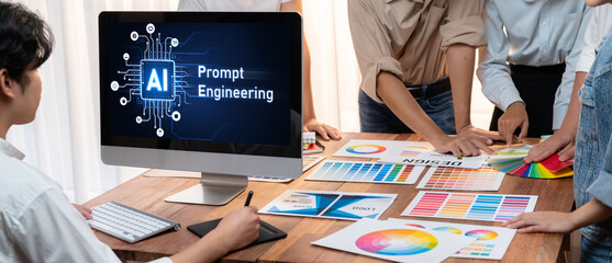 Generative AI virtual assistant tools for prompt engineer and user for ease of engage artificial...