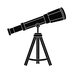 telescope vector illustration