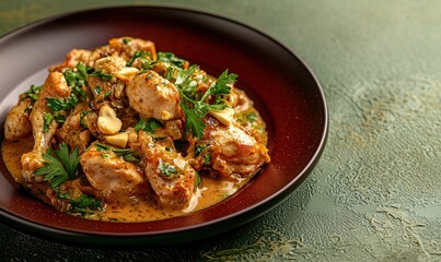 Savoring the rich flavors of Georgian satsivi with chicken and walnuts