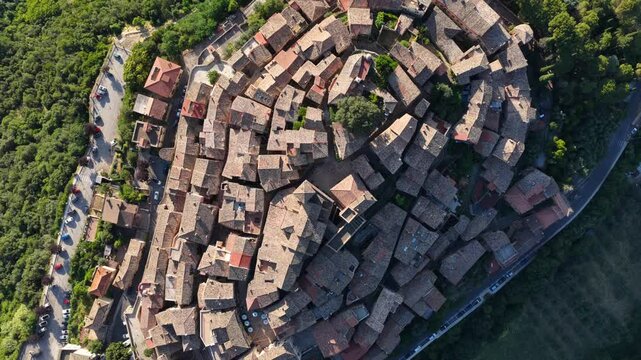 Casperia, lazio, Italia, caratteristico borgo medievale nel cuore della Sabina, in provincia di Rieti