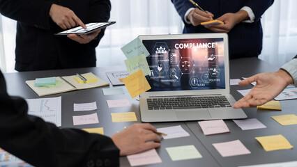 Compliance system for brisk online corporate business to meet quality standard