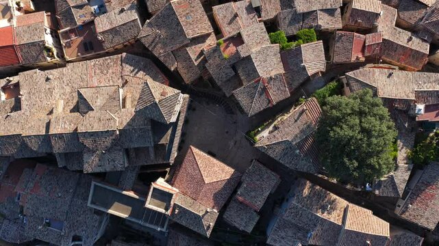 Casperia, lazio, Italia, caratteristico borgo medievale nel cuore della Sabina, in provincia di Rieti