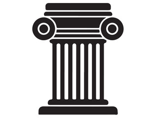 GREEK COLUMN SILHOUETTE