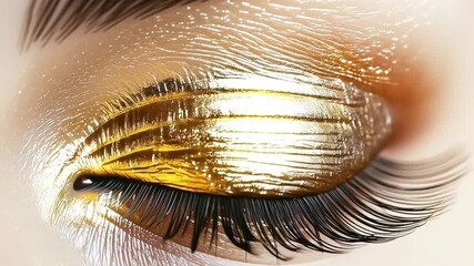 Iris with clock mechanism. Surreal interaction between human and machine - Powered by Adobe