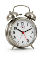 alarm clock isolated on white